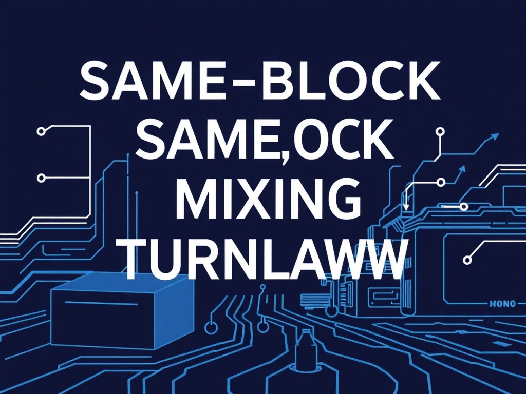 Understanding Same-Block Mixing Turnaround in Bitcoin Mixing Services